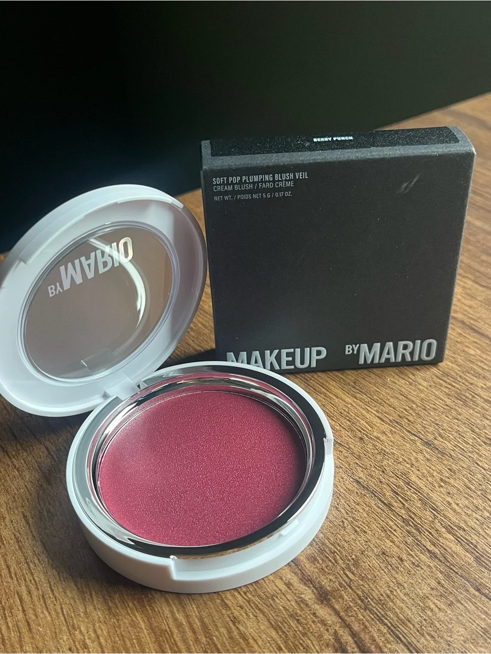 Makeup By Mario Cream Blush — Berry Punch Deep Pink